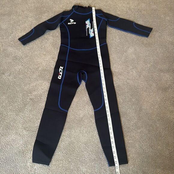 Kids Full Body Wetsuit Unisex Neoprene 2.5mm Black Zip Back Closure Size M NEW - Picture 11 of 11